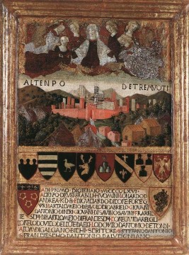 Madonna Del Terremoto Sienne Francesco di Giorgio Peinture à l'huile